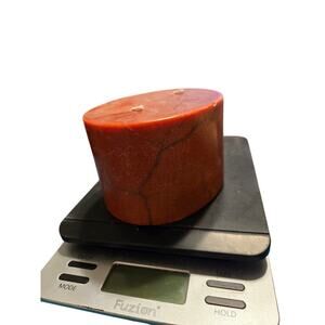 Lava Enterprises Inc Decorator Candle Large Double Wick Orange